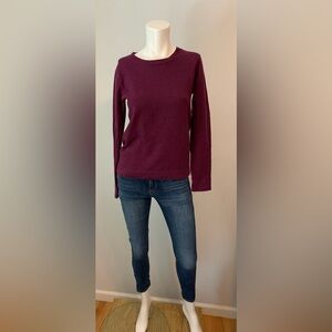 J Crew Women's Purple wool Sweater